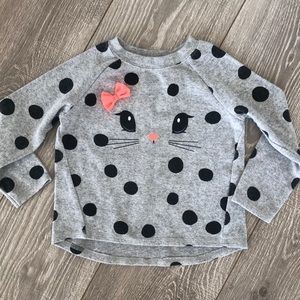 H&M leopard print sweater with bow